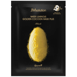 Тканинна маска для обличчя з золотим коконом JM Solution Water Luminous Golden Cocoon Mask Plus